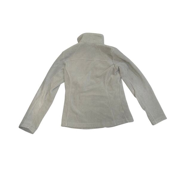 Columbia Bundle Gray Black Mock Neck Fleece Jacket Full Zip Small Lightweight - Picture 3 of 10